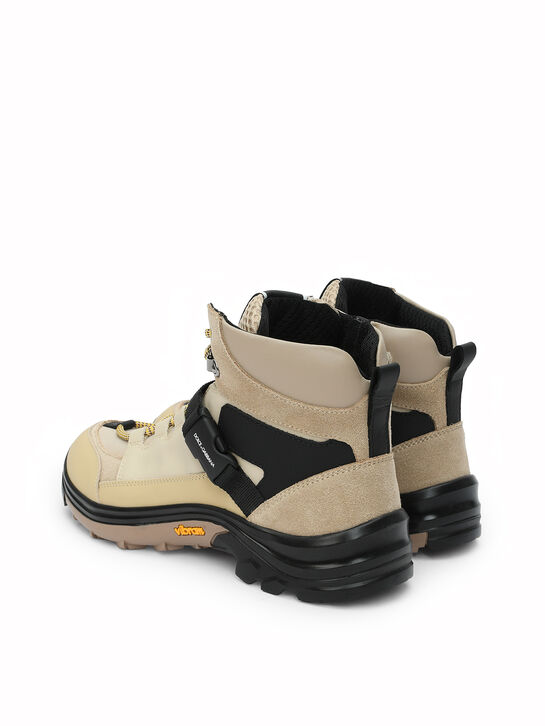 Ботинки треккинговые, бежевые Dolce&Gabbana | Фото 4
