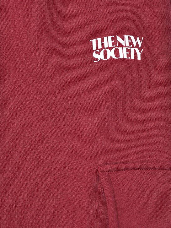 Спортивные брюки с карманами-карго, бордовые The New Society | Фото 3