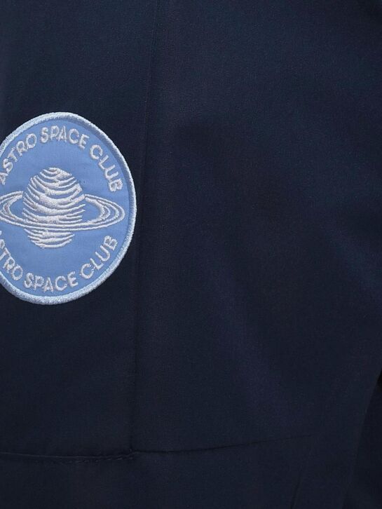 Комбинезон с капюшоном и полосками, темно-синий PinBina | Фото 3