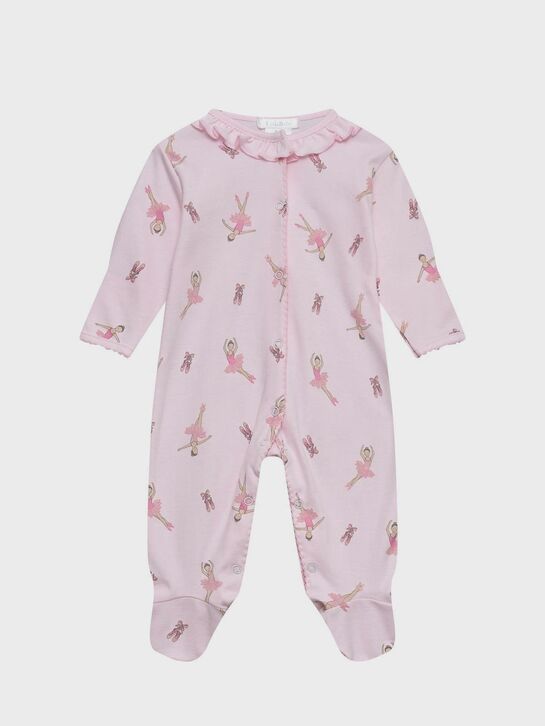 Комбинезон с принтом балерины, розовый Lyda Baby | Фото 1