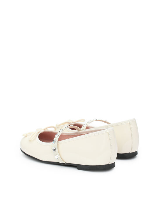 Туфли со стразами и бантиком Pretty Ballerinas | Фото 4