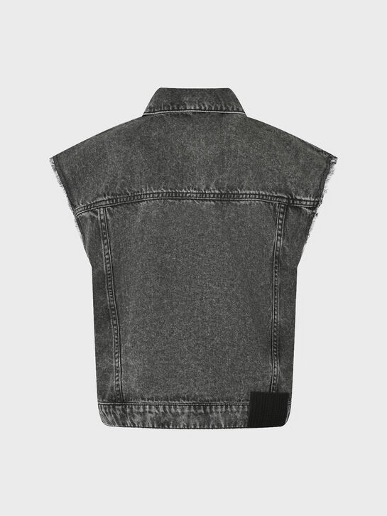 Джинсовый жилет со стразами Marc Jacobs | Фото 2