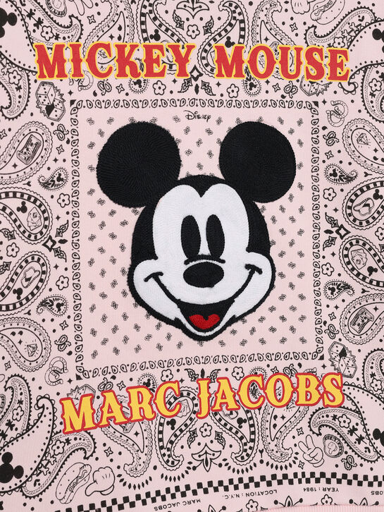 Свитшот с принтом &quot;Микки Маус&quot;, розовый Marc Jacobs | Фото 3