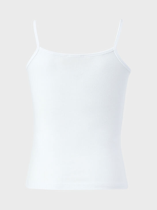 Блуза из шифона, белая Eirene | Фото 6