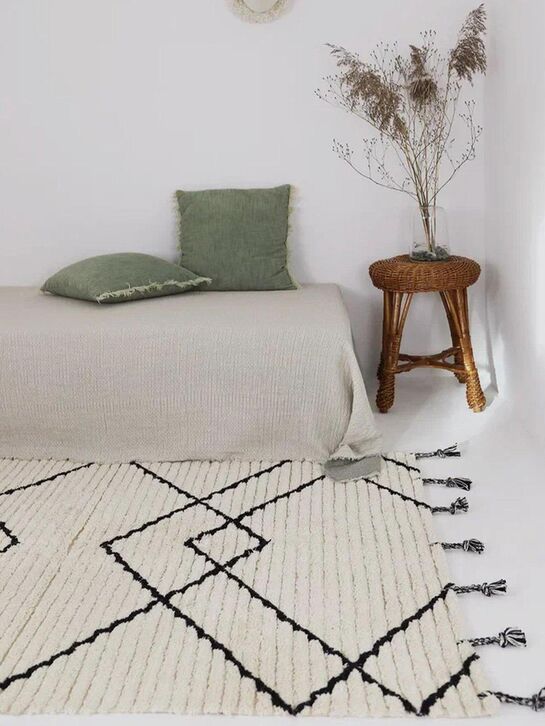 Коврик Nattiot Ковер VIKTOR BLACK S 100х150  | Фото 5