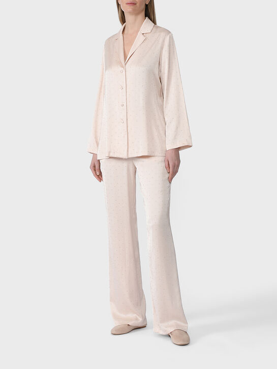 Комплект: жакет+брюки с мелкими стразами Flashin | Фото 2