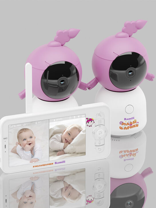 Видеоняня Baby X2, Нюша, с креплением Ramili | Фото 5