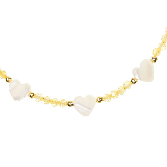 Браслет из циркона с перламутровыми сердцами I Love Cameo | Фото 2