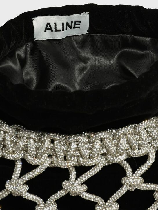 Плетеная сумка с бархатным мешочком ALINE | Фото 8