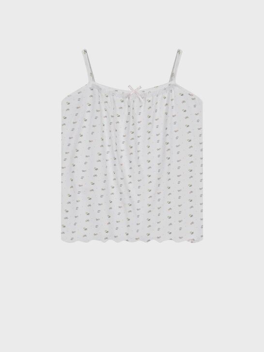 Майка с принтом в цветочек Story Loris | Фото 1