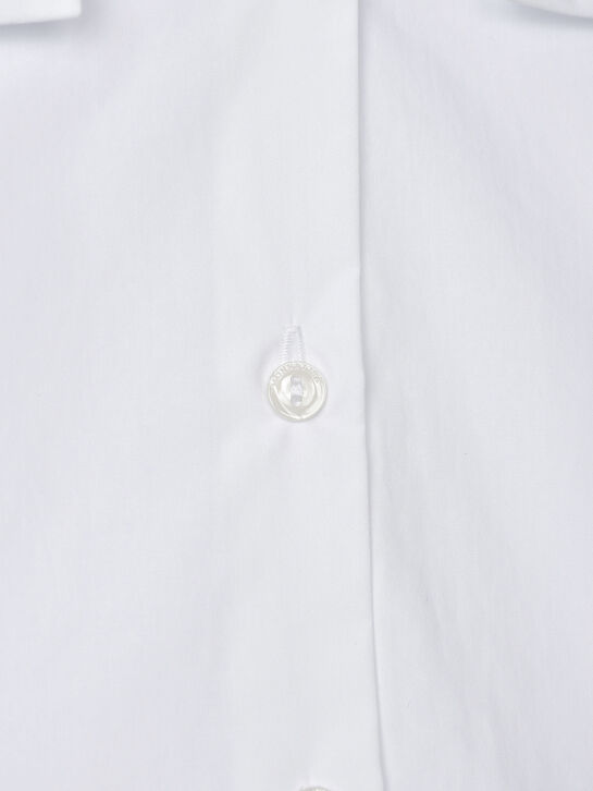 Рубашка со стразами на карманах Monnalisa | Фото 3