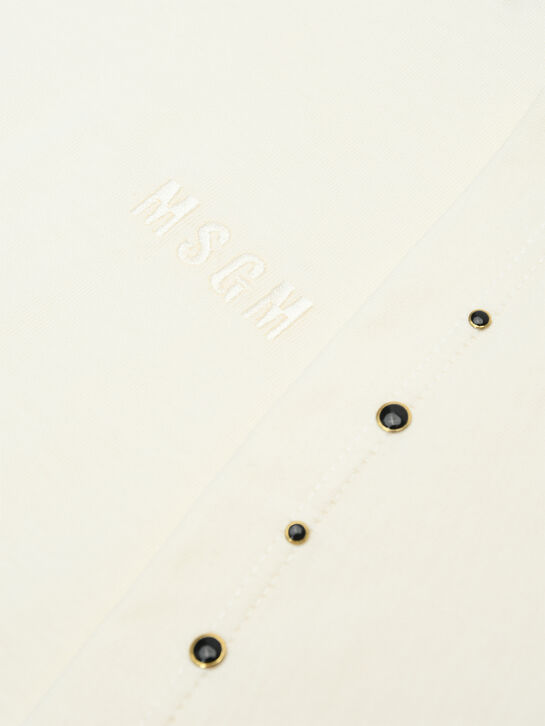 Футболка с клепками MSGM | Фото 3