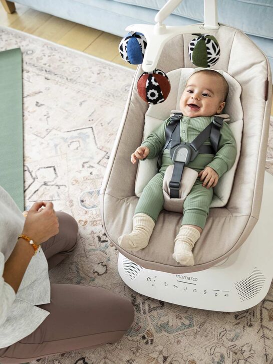 Кресло-качалка Mamaroo Charlie Sand Melange UPPAbaby | Фото 8