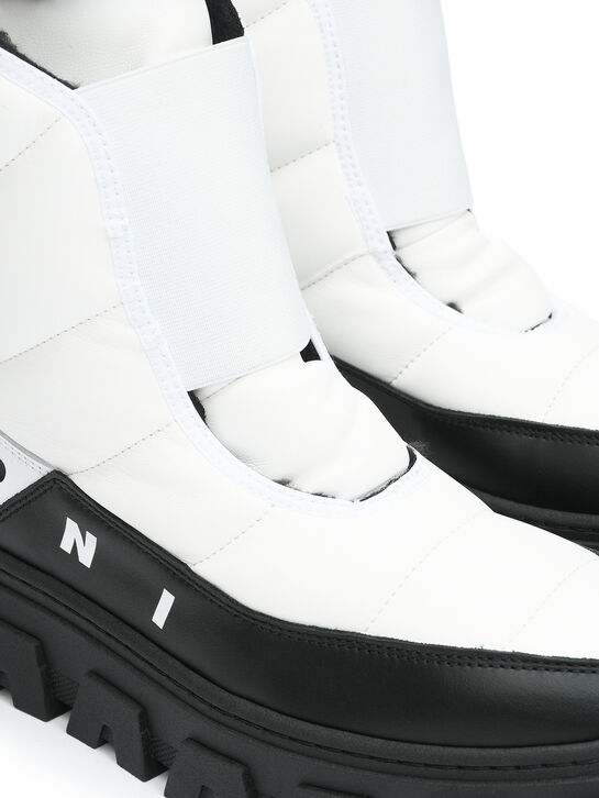 Ботинки дутые с подкладкой из эко-шерсти MARNI | Фото 4