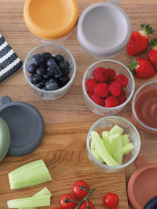 Набор из 6 стеклянных контейнеров с крышкой 150мл BEABA | Фото 6