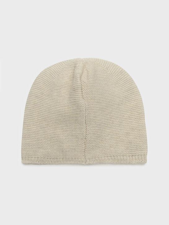Шапка вязаная, бежевая Paz Rodriguez | Фото 2