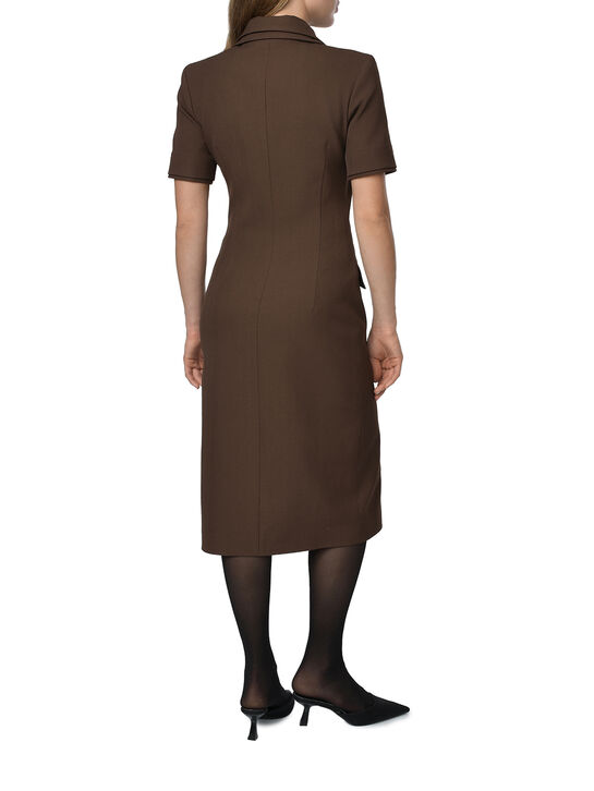 Платье миди на пуговицах ALINE | Фото 4