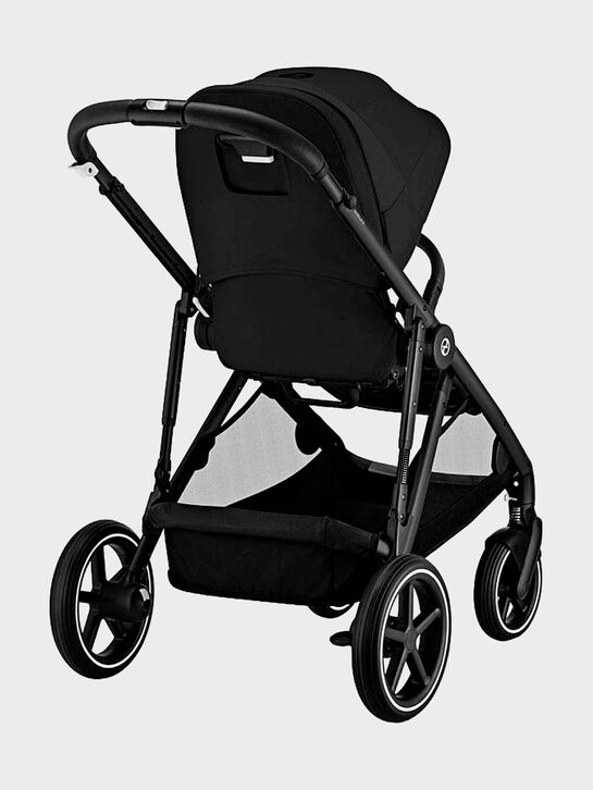 Коляска Gazelle S BLK Moon Black с корзиной и дождевиком CYBEX | Фото 3