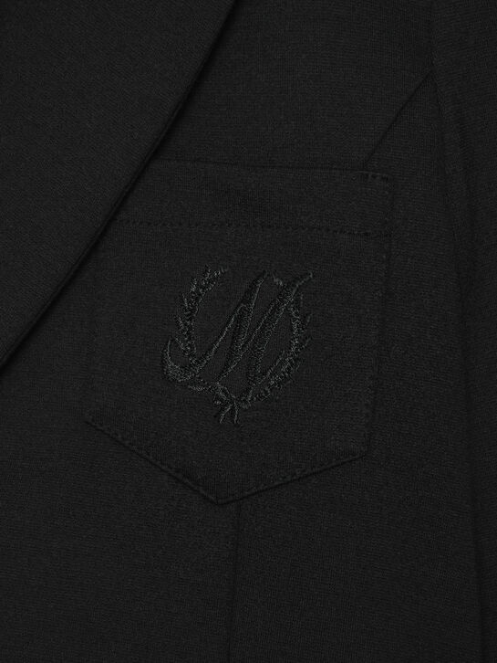 Пиджак из пунто милано Monnalisa | Фото 3