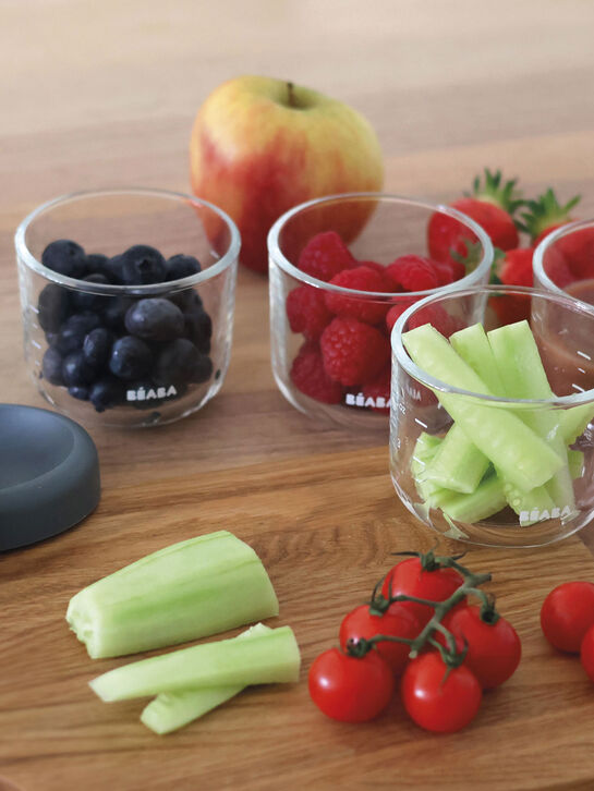 Набор из 6 стеклянных контейнеров с крышкой 150мл BEABA | Фото 5