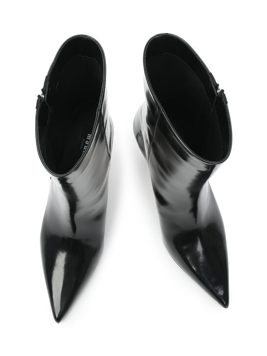 Ботильоны на шпильке с острым носом, черные MSGM | Фото 6