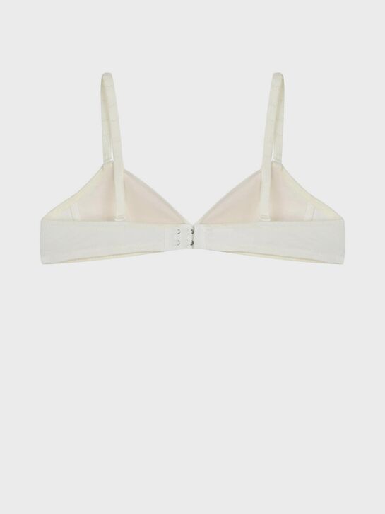 Бюстгальтер с кружевной отделкой, белый Moonya | Фото 2