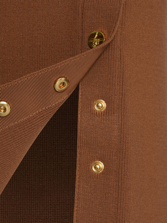 Юбка с декоративными пуговицами Elisabetta Franchi | Фото 7