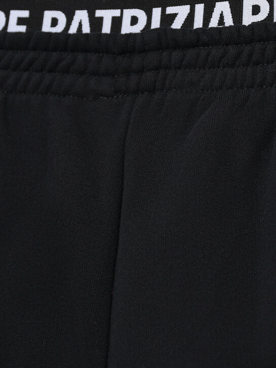 Спортивные брюки с лого на поясе, черные Patrizia Pepe | Фото 3