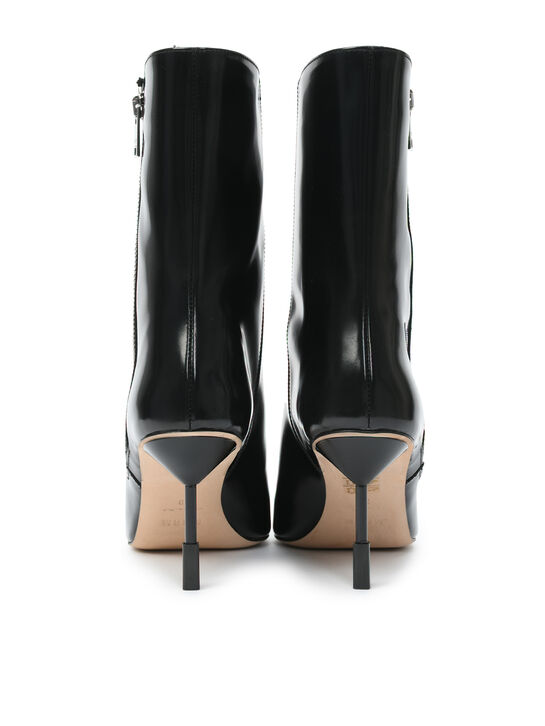 Ботильоны на шпильке с острым носом, черные MSGM | Фото 9