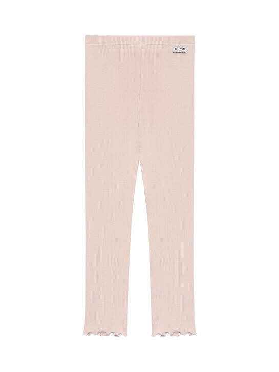 Леггинсы в рубчик, кремовые Donsje | Фото 1