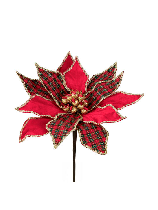 Декоративный стебель Пуансеттии, 45 см Goodwill | Фото 1