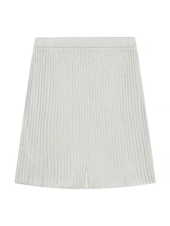 Юбка из смесовой шерсти с люрексом Max&Co | Фото 3