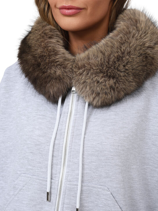 Худи с эко-мехом Flashin | Фото 6