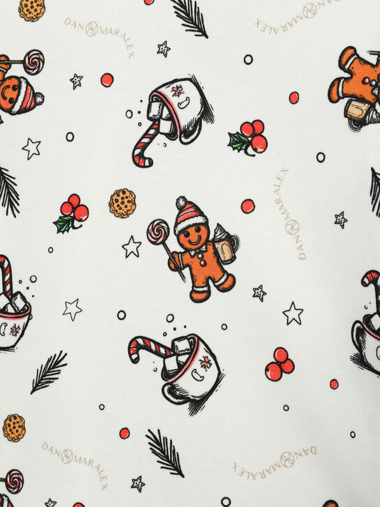 Пижама с новогодним принтом Dan Maralex | Фото 6