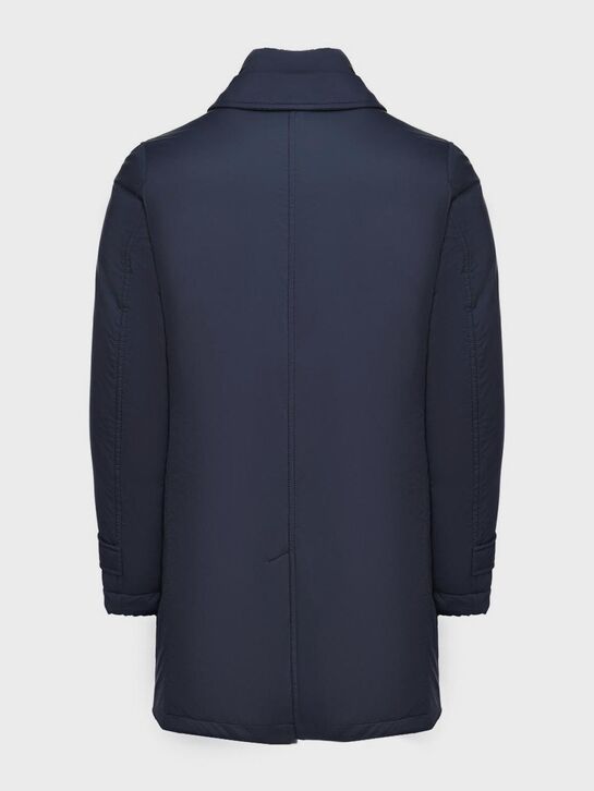 Куртка на пуговицах, темно-синяя Herno | Фото 2