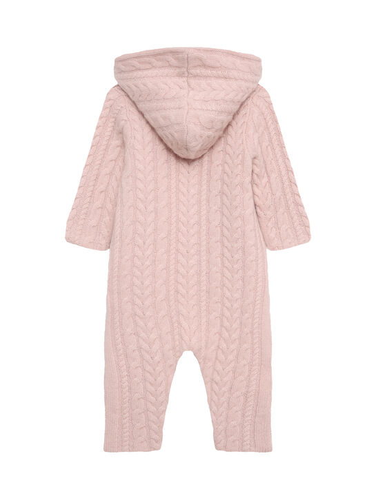 Комбинезон из кашемира, розовый Oscar et Valentine | Фото 2