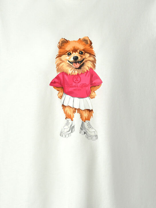 Футболка с принтом &quot;Шпиц&quot; Flashin | Фото 6