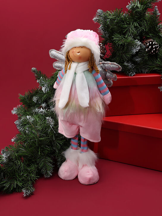 Декор &quot;Ангел&quot; набивной с подсветкой 21х12х71/43 см, 2 вида TIANQIN ARTS AND CRAFTS | Фото 2