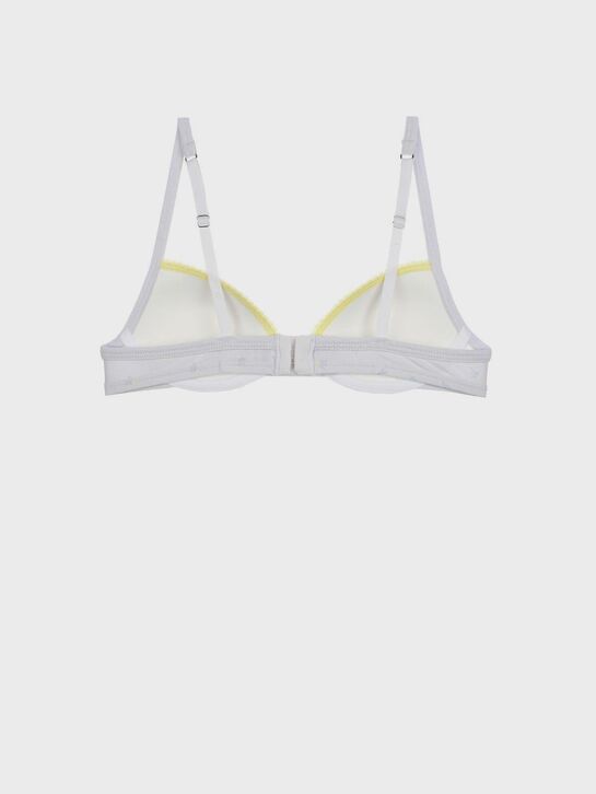 Бюстгальтер с принтом голубые цветочки, светло-голубой Sanetta | Фото 2