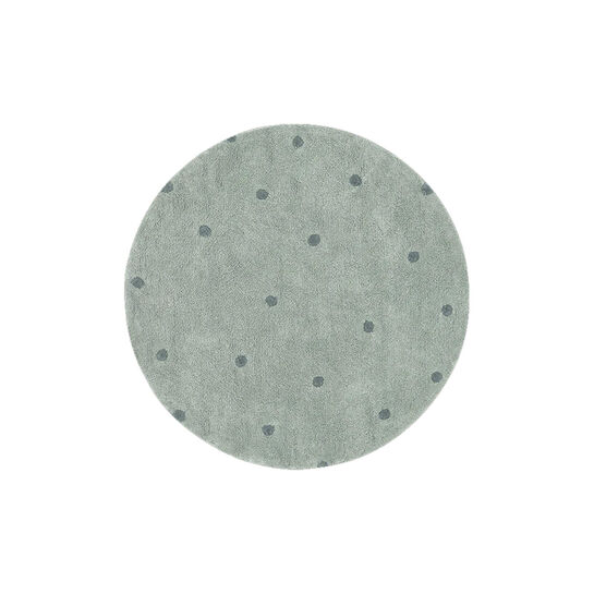 Ковер &quot;Горошек&quot; синий шалфей, D140 Lorena Canals | Фото 1