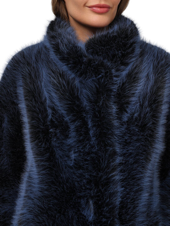 Пальто из эко-меха Flashin | Фото 8