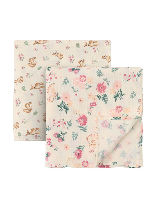 Комплект пелёнок, 2 шт, 120x120 см Jan&Sofie | Фото 1