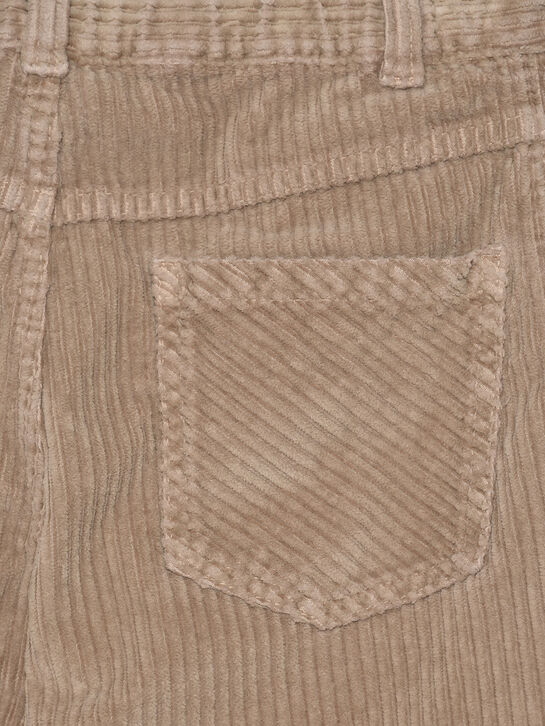 Брюки вельветовые 5 карманов, коричневые Brunello Cucinelli | Фото 5