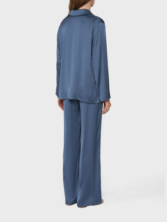 Комплект: жакет+брюки с мелкими стразами Flashin | Фото 4