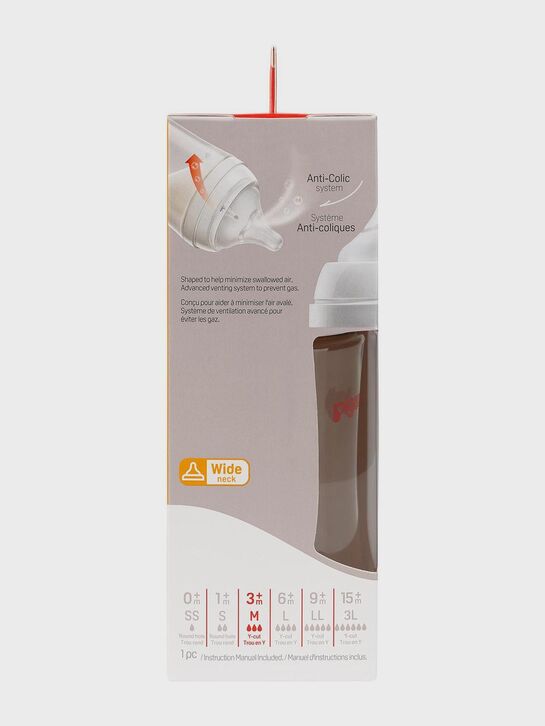 Бутылочка для кормления из премиального пластика, 240 мл. Pigeon | Фото 13