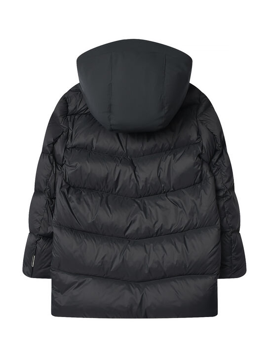 Куртка-парка с накладными карманами, черная Freedomday | Фото 2