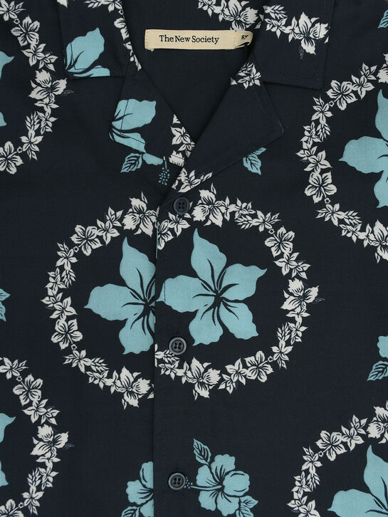 Рубашка с принтом &quot;гибискус&quot; The New Society | Фото 3