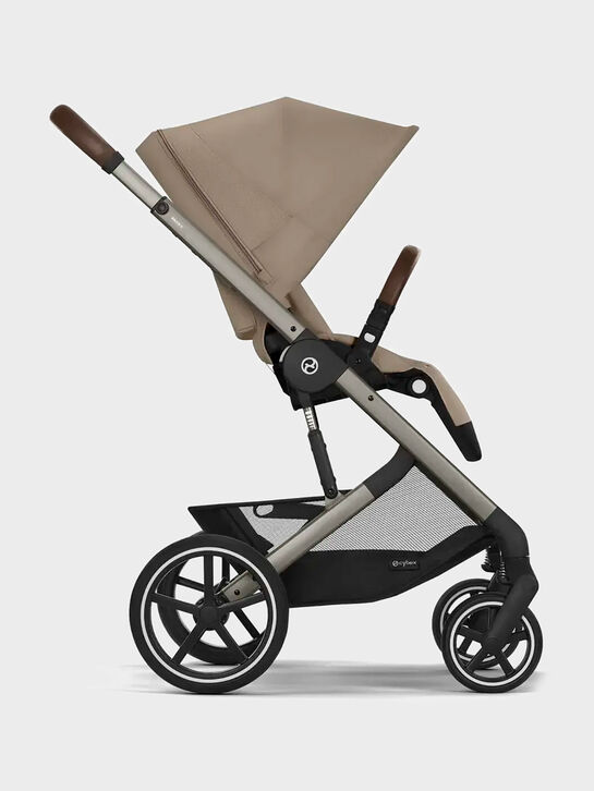 Коляска Balios S Lux TPE Almond Beige с дождевиком CYBEX | Фото 3