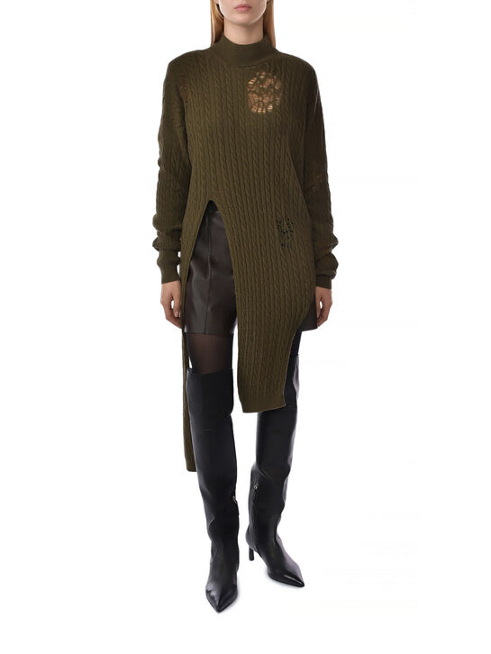 Джемпер цвета хаки Blumarine | Фото 3