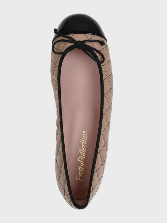 Стёганые туфли с тонким бантом Pretty Ballerinas | Фото 4